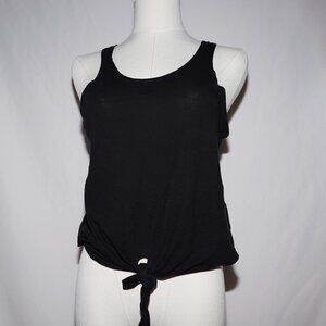 GUC - Joe's Black Front Knot Tank Top - Size M